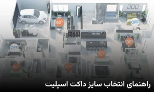 انتخاب ظرفیت داکت اسپلیت